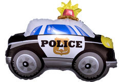Foil balloon - Shape - Police car - 60 x 45 cm